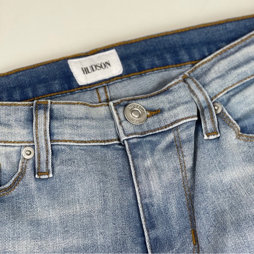 Hudson Super Skinny Cuffed Crop Jean 30 - Picture 4 of 11